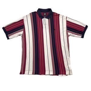 Dockers X Levi's Vintage Striped Polo Shirt Multicolor Short Sleeve Men's XXL